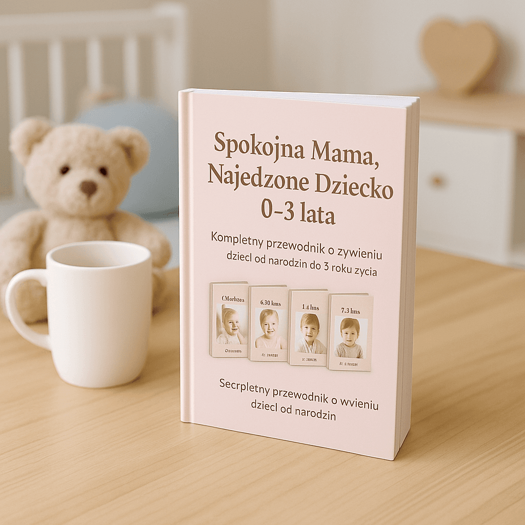 Pakiet 4 eBooków Spokojna Mama. Najedzone Dziecko - Żywienie, Laktacja Pierwsze lata Dziecka 0–3